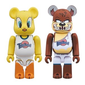 BE@RBRICK Tweety & Tasmanian Devil 100% 2-Pack
