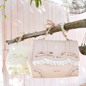 LIZ LISA Frilly Lace 3-Way Bag