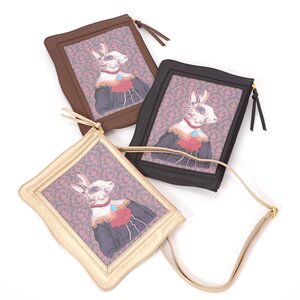J-Fashion / Bags & Purses / FLAPPER Rabbit Portrait 2-Way Clutch