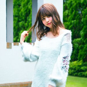 LIZ LISA Embroidered Sleeve Knit Dress