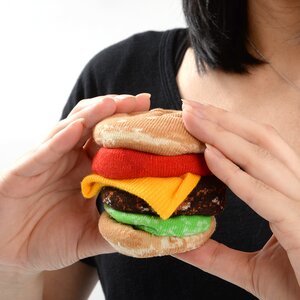 J-Fashion / Socks & Tights / Home & Kitchen / Roomwear & Sleepwear / Burger Socks