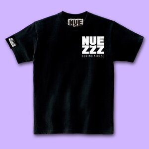 NUEZZZ Square Logo Print Black T-Shirt