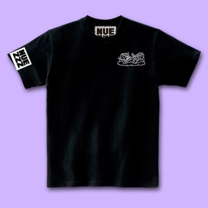NUEZZZ Nap Logo Print Black T-Shirt