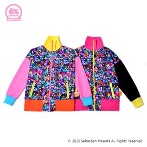6%DOKIDOKI Colorful Rebellion Crash Boyfriend Track Jacket