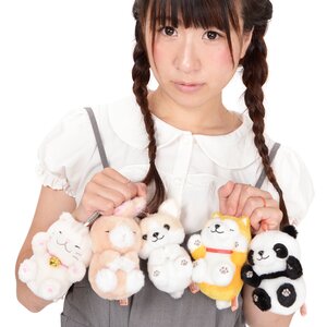 Dokodemo Nekkorogari Tai Animal Plush Collection (Ball Chain)