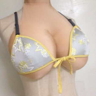 Realistic Boobs Silicone Artificial False Breasts Cosplay Bras