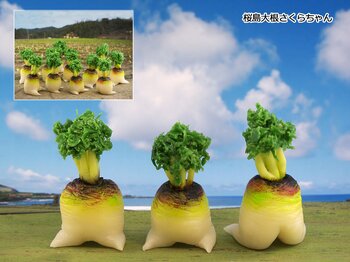 sexy sakurajima daikon radish figure