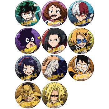 Quero Jom91 My Hero Academia Button Pins MHA Characters Badge Bag Accessories for Anime MHA Fans 