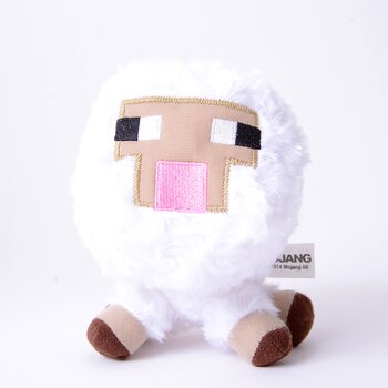 dark blue minecraft sheep plush