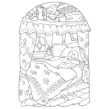 My Coloring Postcard Book: Story of the Forest Girl | Tokyo Otaku ... My Coloring Postcard Book: Story of the Forest Girl | Tokyo Otaku ...