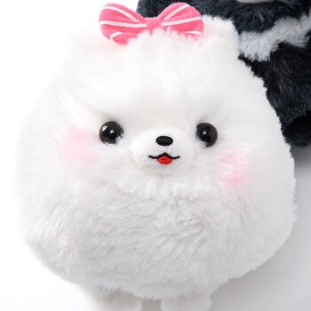 white pomeranian plush