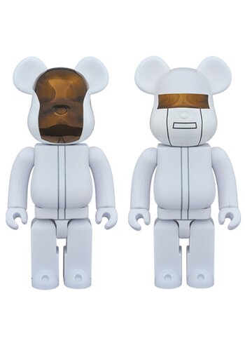 BE@RBRICK 400％ Daft Punk (White Suit Ver.) Guy-Manuel de ...