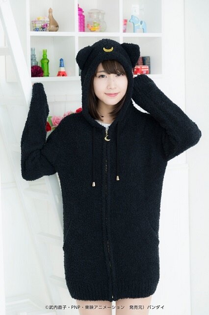 Sailor moon hot sale cat hoodie