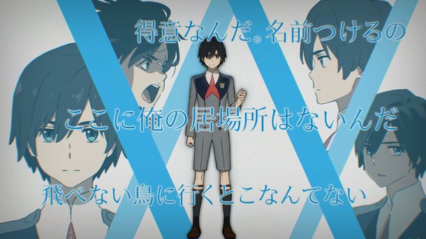 Download Two pilot characters from the anime Darling In The Franxx