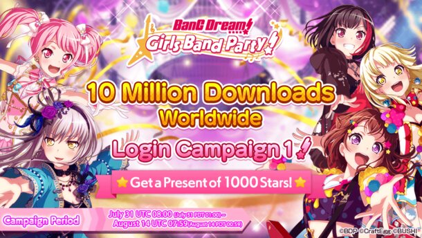 Qoo News] BanG Dream! Girls Band Party! 2021 New Year Events Begins!