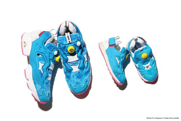 Doraemon Version of Reebok's Insta Pump Fury Shoes Available