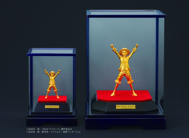 Tokuriki Honten Commemorates One Piece Film: Gold with Pure Gold Luffy  Statue!, Press Release News