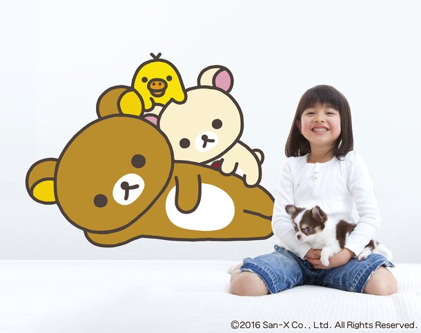 Rilakkuma Is Here to Fit into Your Everyday Life! Rilakkuma Wall Stickers  Go on Sale July 25, Press Release News