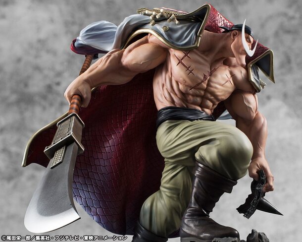 One Piece large figure of Whitebeard Edward Newgate with Bisento