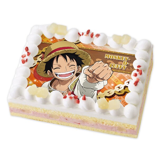 Gâteau Manga One Piece Luffy
