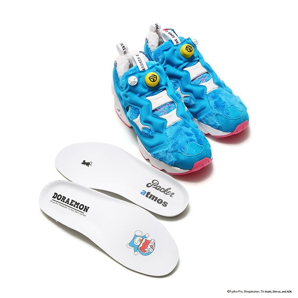 Reebok Instapump Fury Packer Shoes X Atmos Doraemon