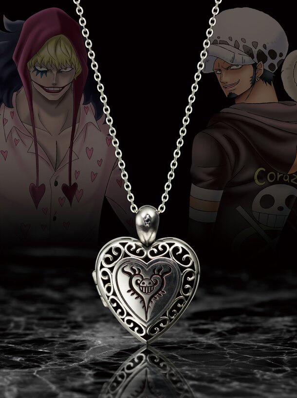 Wear Trafalgar Law S Tattoo With A One Piece Silver Locket Product News Tom Shop Figures Merch From Japan