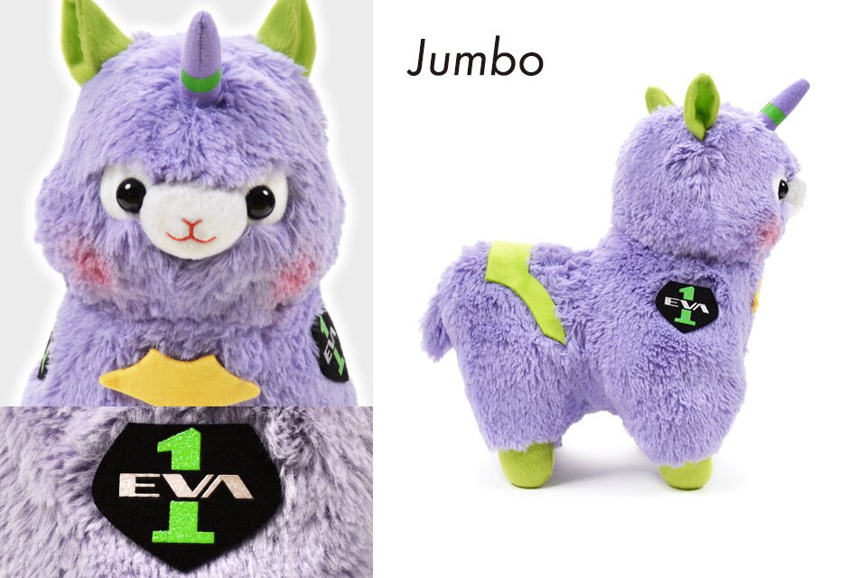 Alpacasso x Evangelion! Those cute, fluffy friends have become