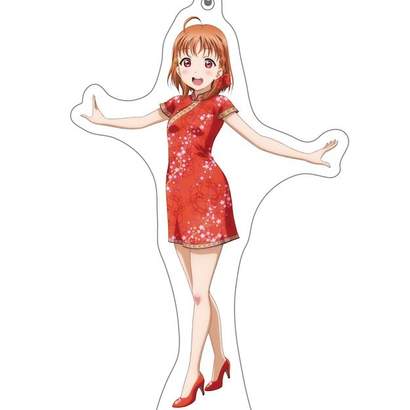 Sunshine Aqours Anime Figure Rubber Strap Charm Keychain Ruby DIA Line Lovelive 
