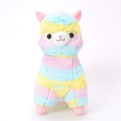 rainbow llama plush