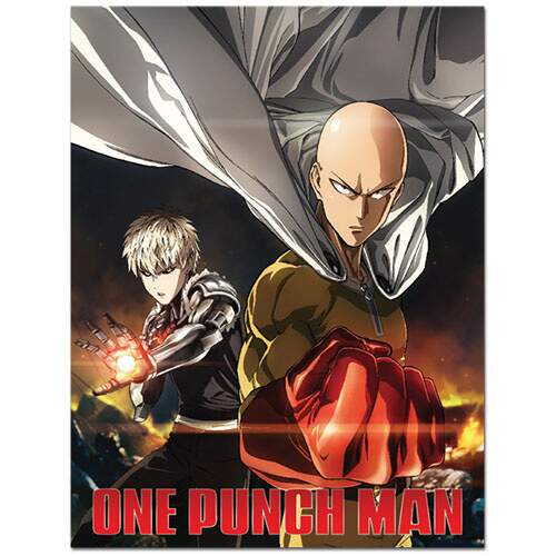 One Punch Man Saitama Genos Sublimation Throw Blanket Tom Anime