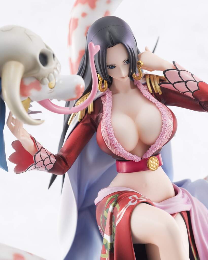 One Piece Authentic Megahouse One Piece Portrait Of Pirates Neo Maximum Boa Hancock Figure Collectibles