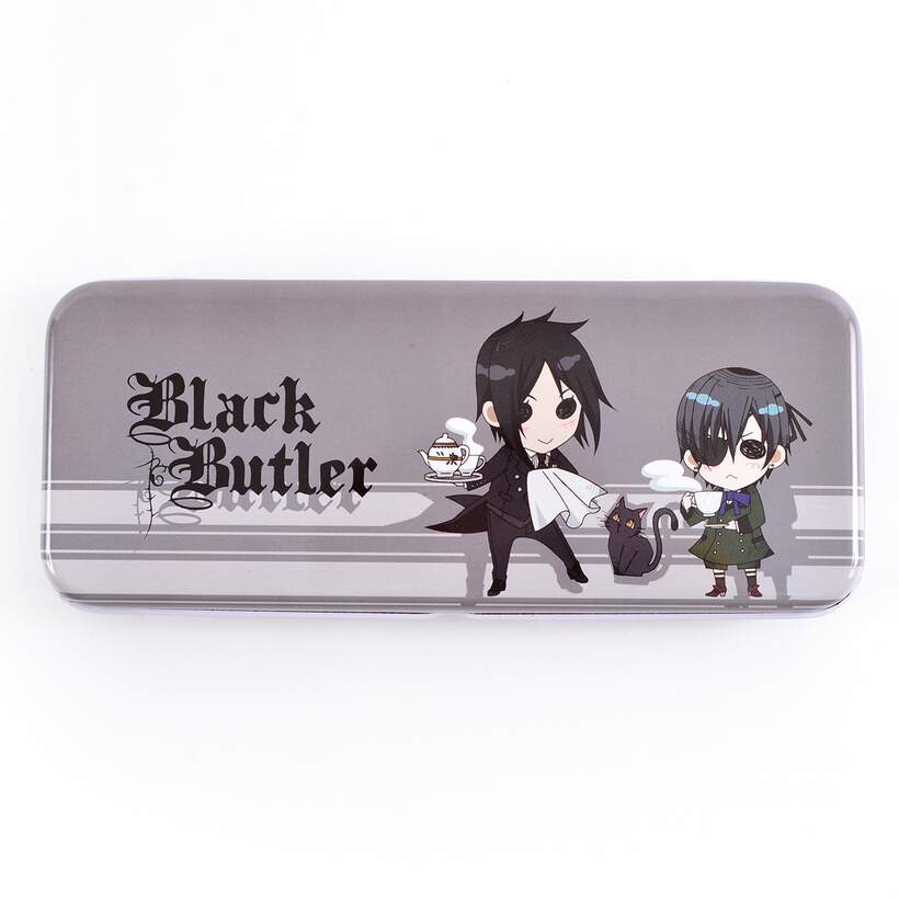 Black Butler Sebastian Ciel Tin Pencil Case