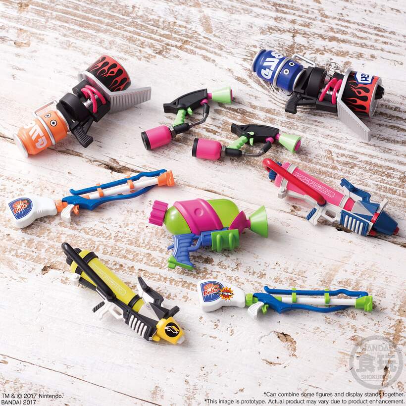 Bandai Splatoon 2 Weapon Collection Volume 1 Blind Box Figure NEW Toys 1 Figure