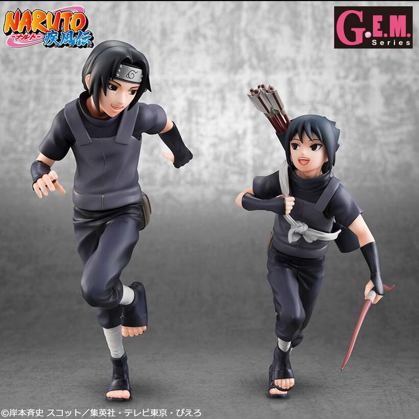 Gem Series Naruto Shippuden Itachi Uchiha Sasuke Uchiha Set