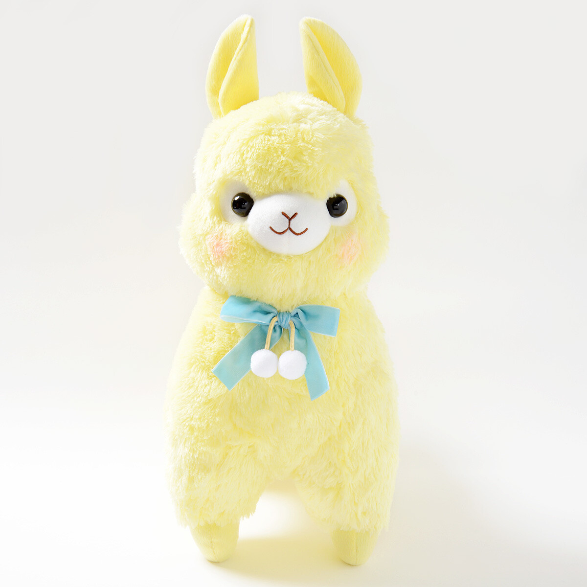 yellow alpaca plush