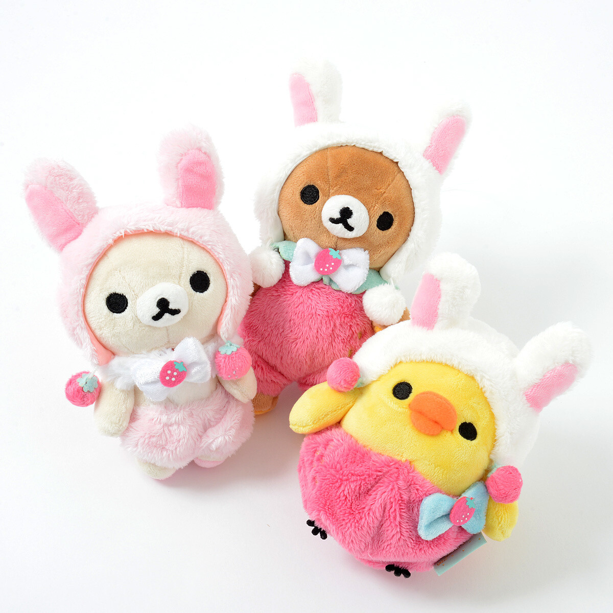 Minna Ichigo ni Naare Rilakkuma Plush Collection | Tokyo Otaku Mode Shop