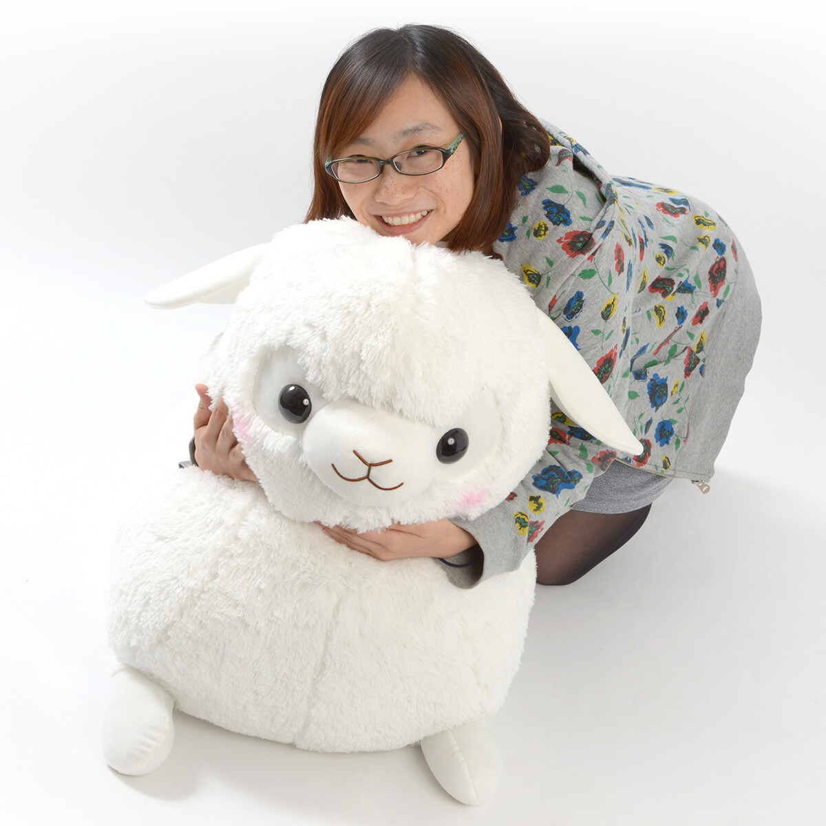 Shipping Baby Alpacasso Alpaca White Plush Super Shipping Baby Alpacasso Alpaca White Plush Super