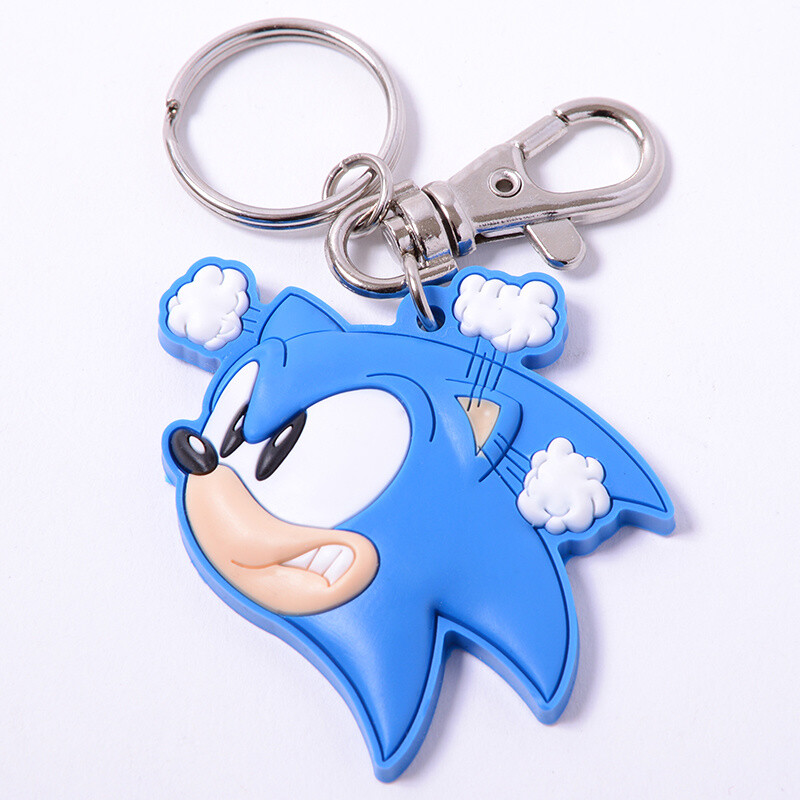 sonic plush keychain