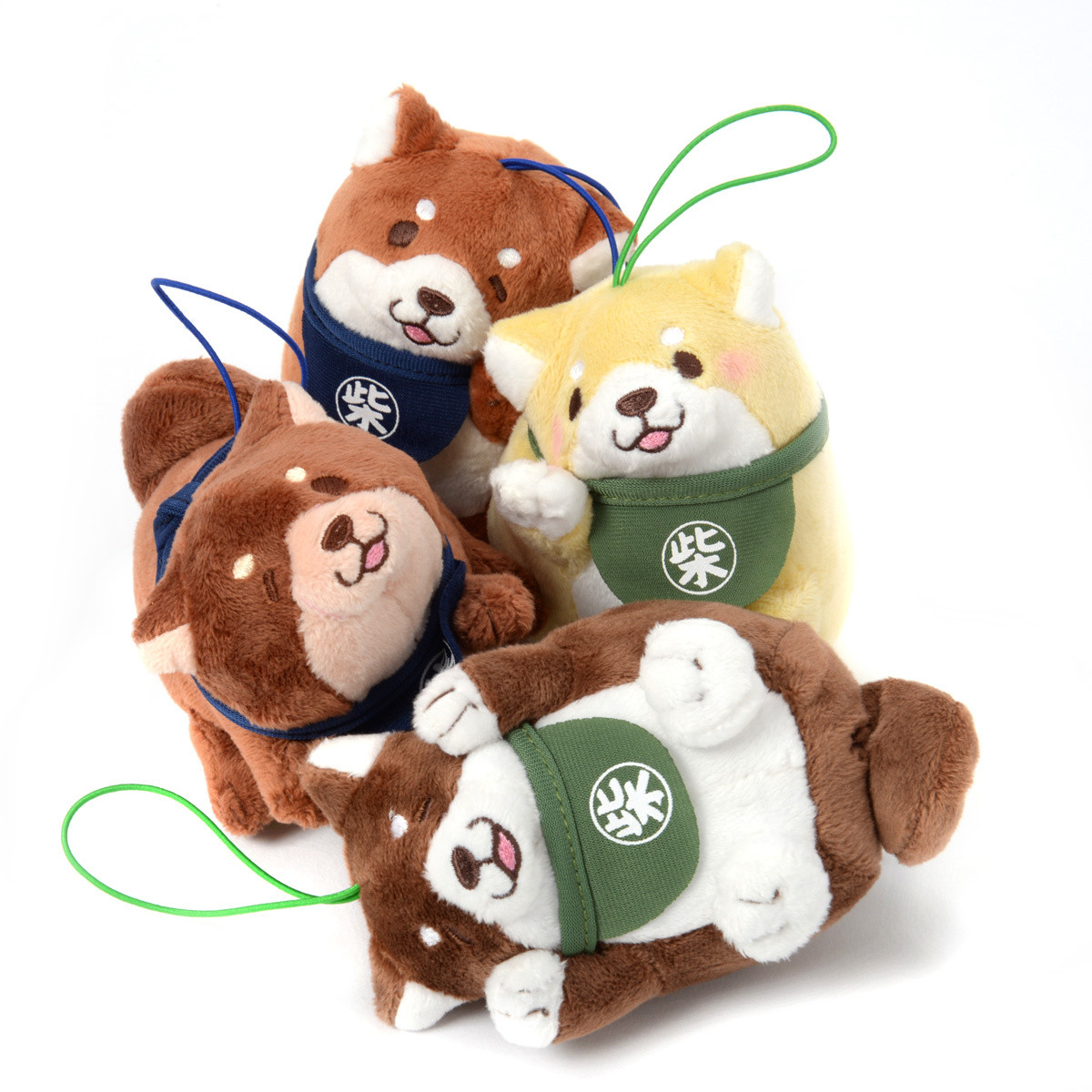 Chuken Mochi Shiba Friends Mascot Pair Plush Collection ...