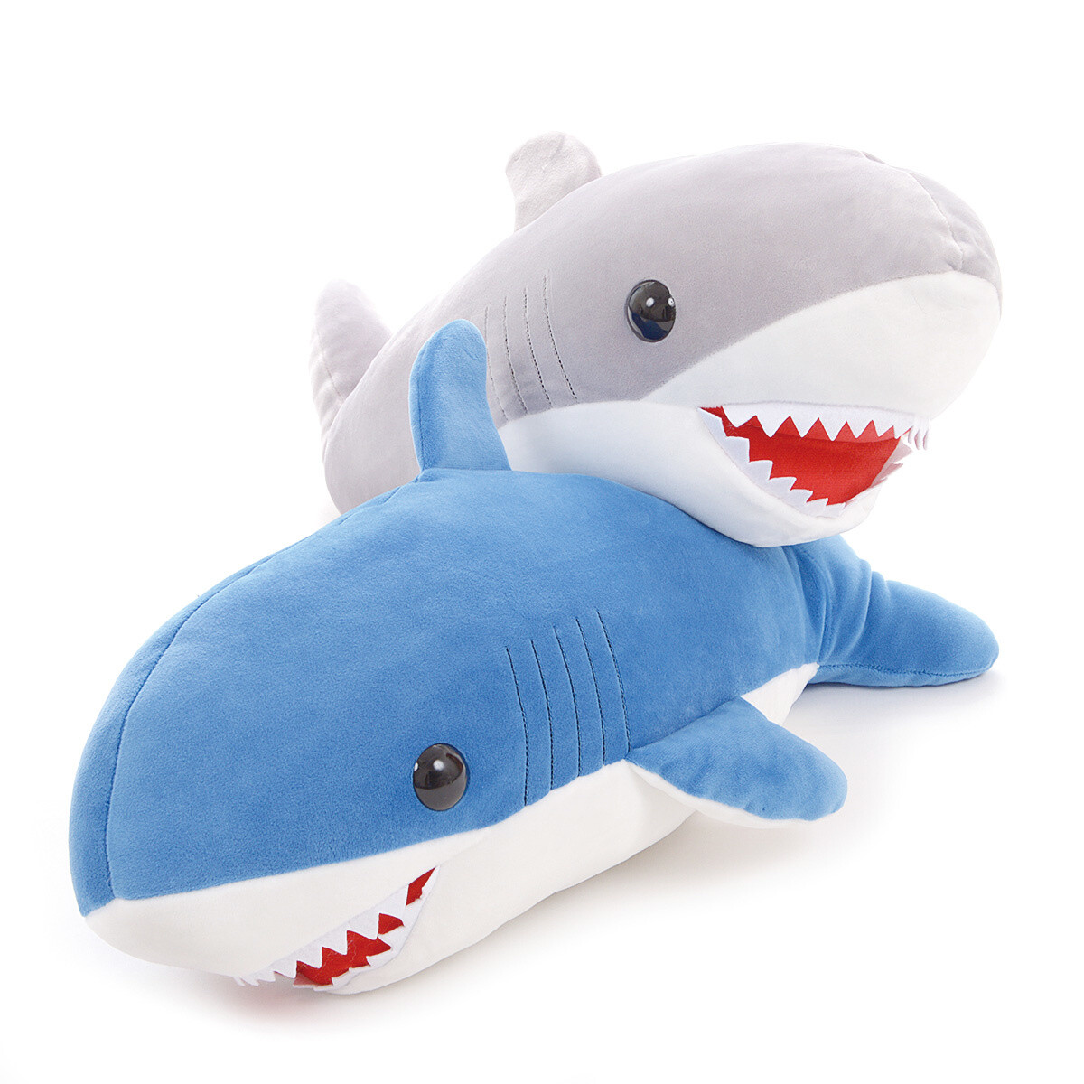 squishy shark plush