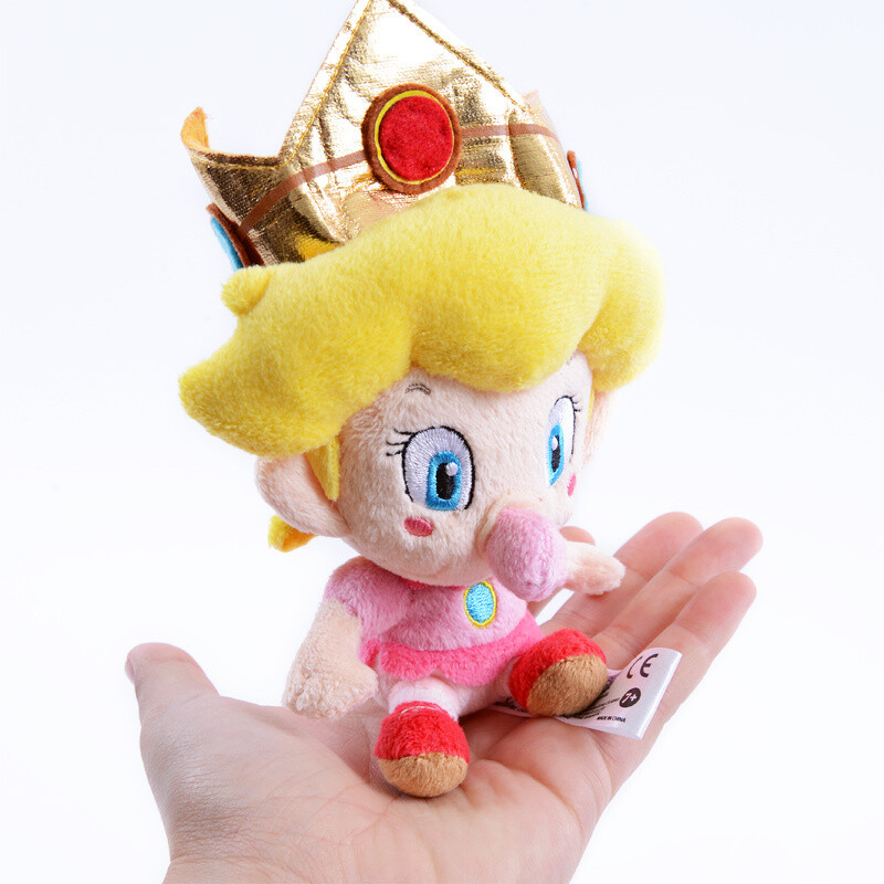 super mario plush peach