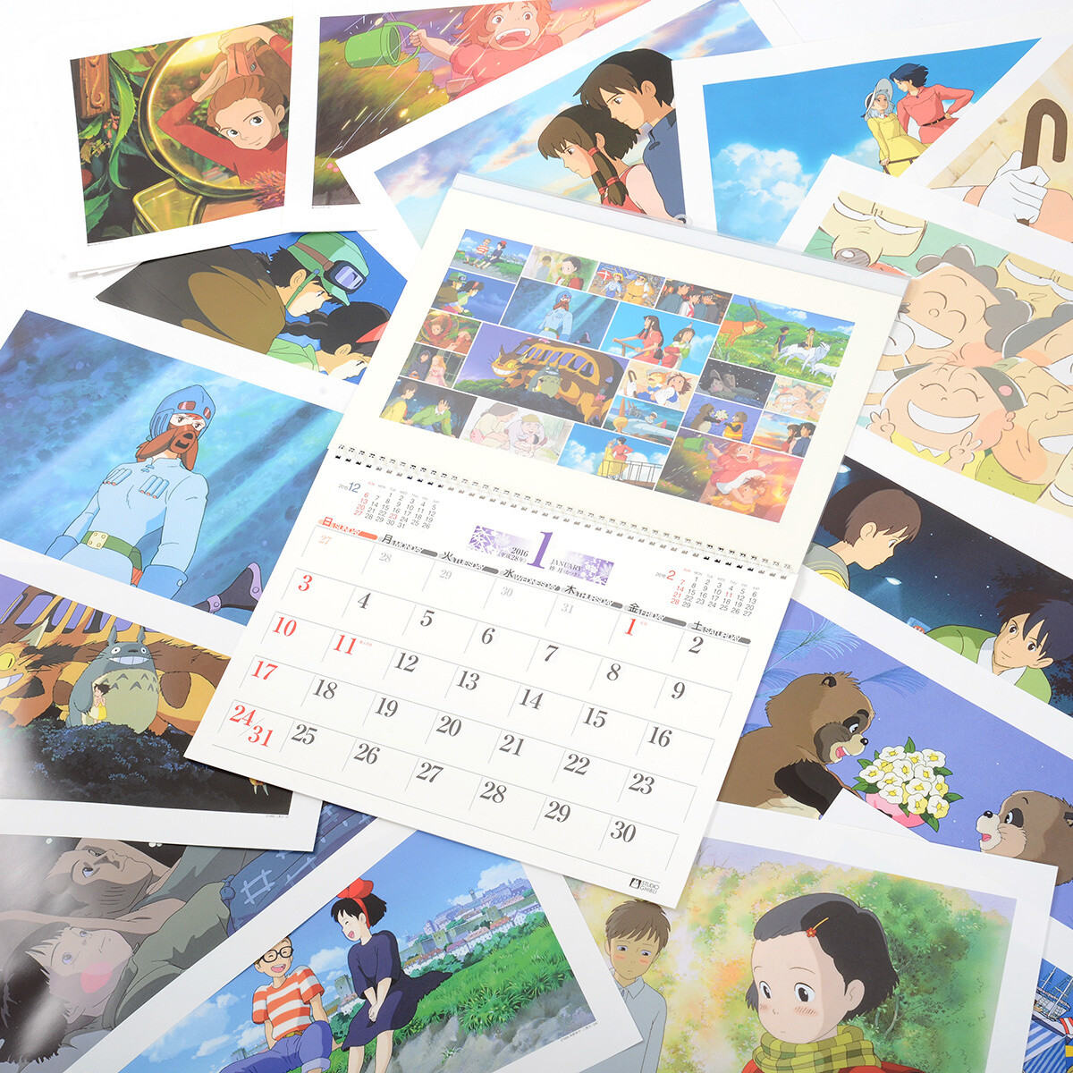 Studio Ghibli Art Frame 2016 Calendar Tokyo Otaku Mode Shop