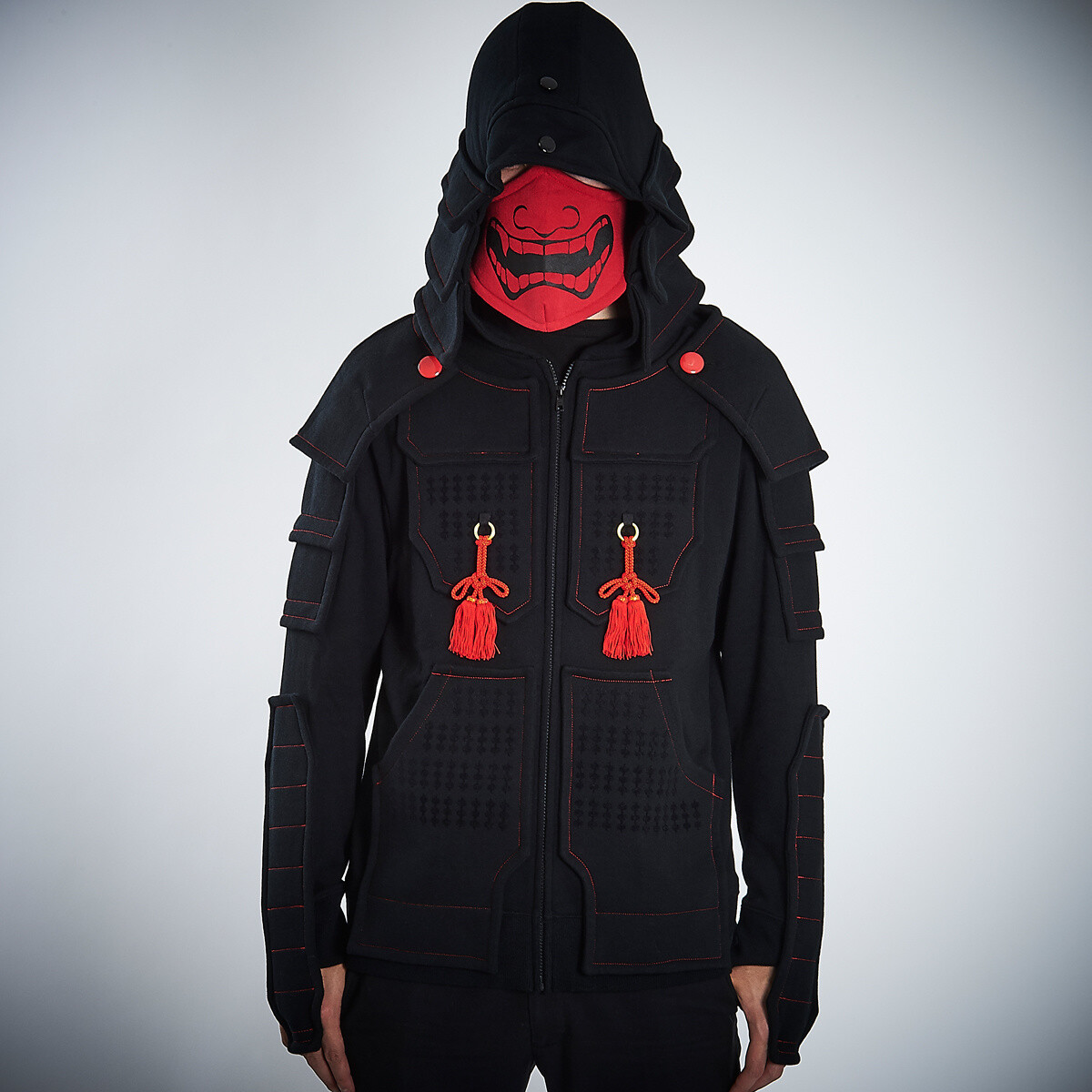 Samurai Armor Hoodie Set ＜Black 