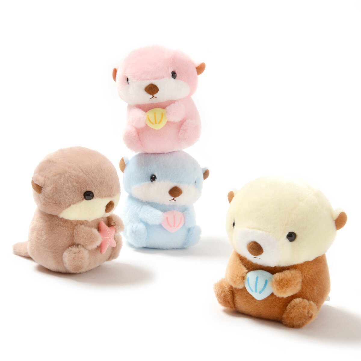 plush otter keychain