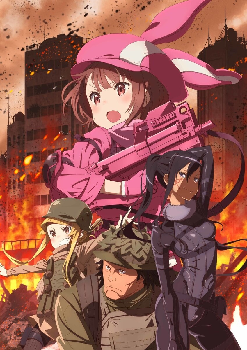 sword art online alternative - gun gale online - 08 poster