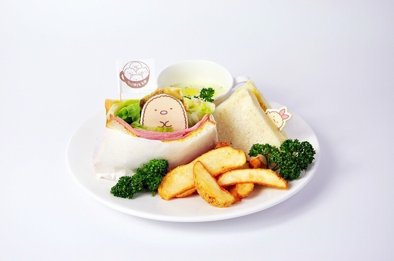 sumikko gurashi tonkatsu sandwich