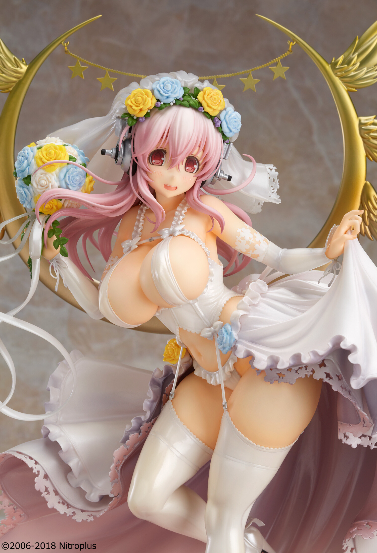 Super Sonico 10th Anniversary Bridal Figure Launched! | Tokyo Otaku Mode News